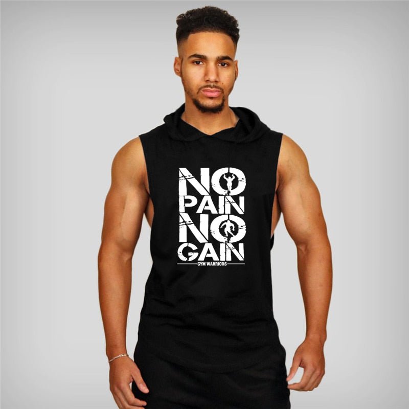 Men Bodybuilding Tank Tops Gym Workout Fitness Cotton Sleeveless Shirt  Running Vest Stringer Singlet Male Summer Sports Clothes
